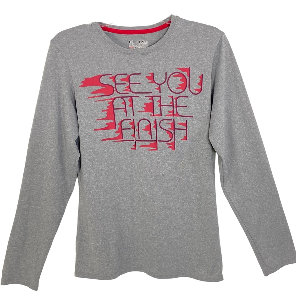 UA See You At The Finish Semi-Fitted Long Sleeve Top